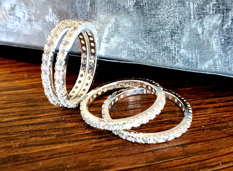 Cubic Zirconia (CZ) Infinity Band