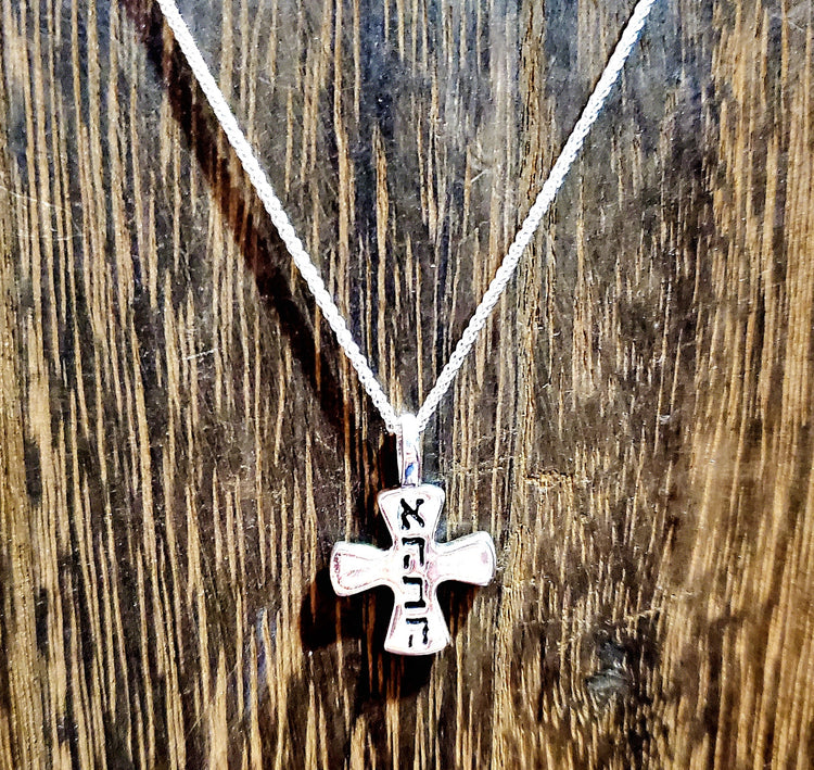 Love Cross Script Pendant (without chain)